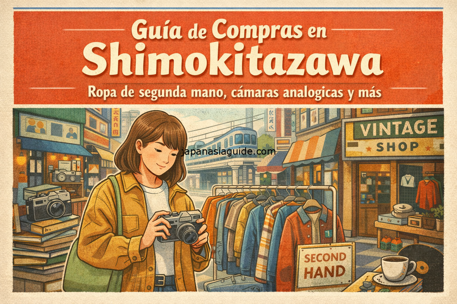 Compras en Shimokitazawa: cámaras vintage y ropa de segunda mano sin postureo