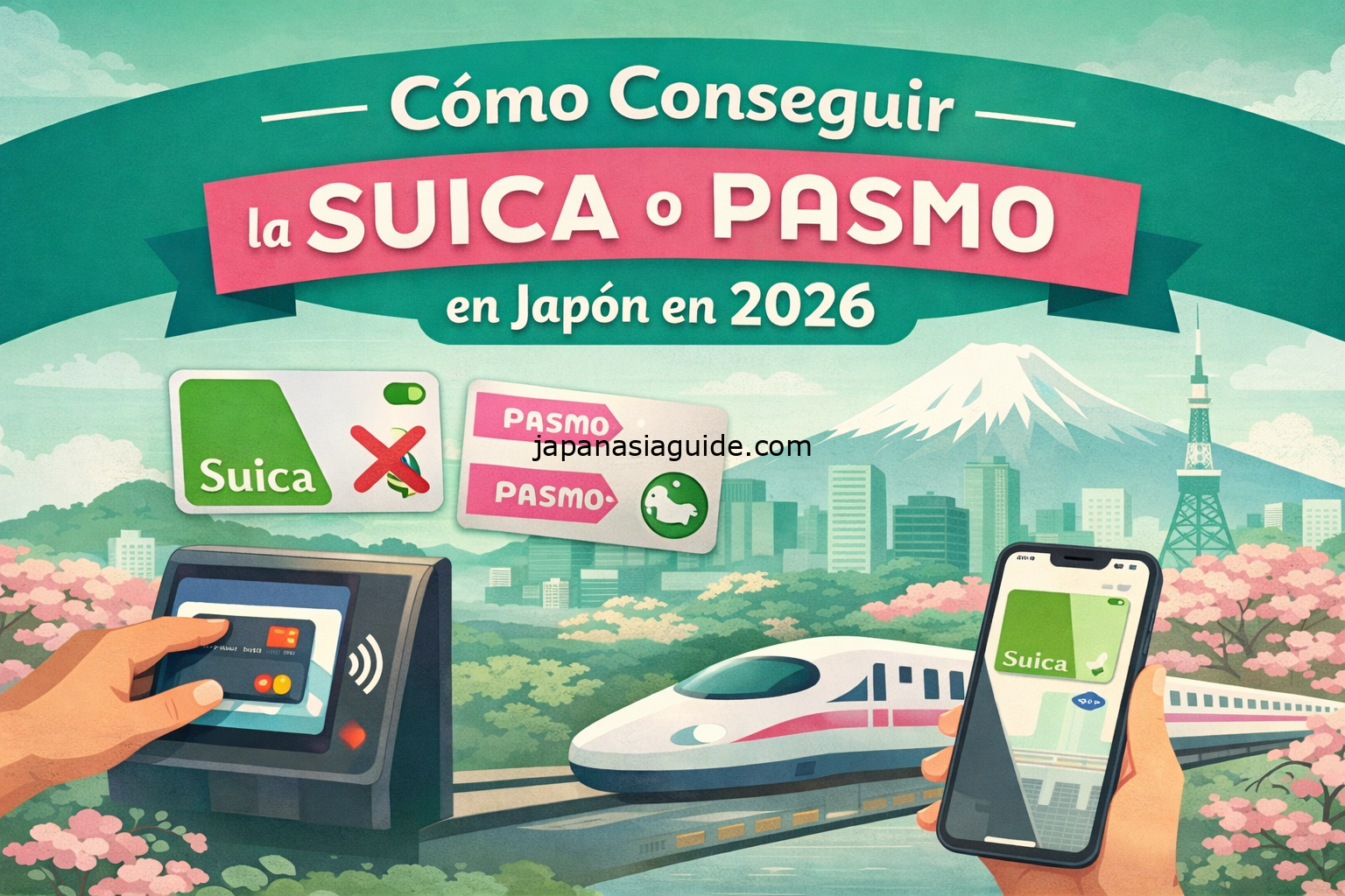 Cómo conseguir una tarjeta Suica o Pasmo en Japón (Guía Actualizada 2026)