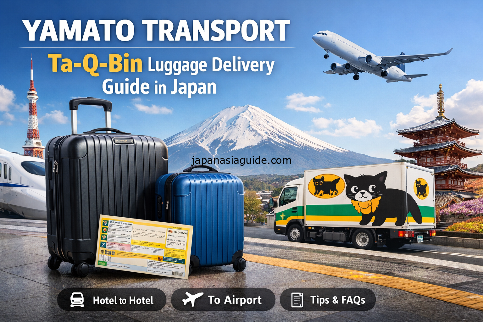 Cómo enviar maletas en Japón con Yamato (Guía Paso a Paso 2026)