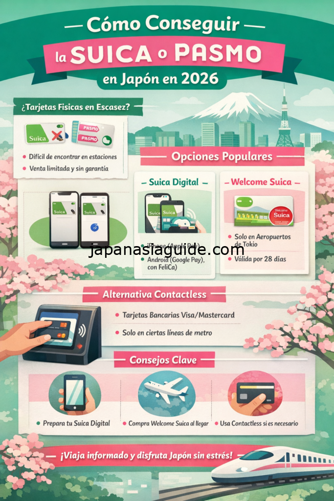 Cómo conseguir la Suica o Pasmo en 2026