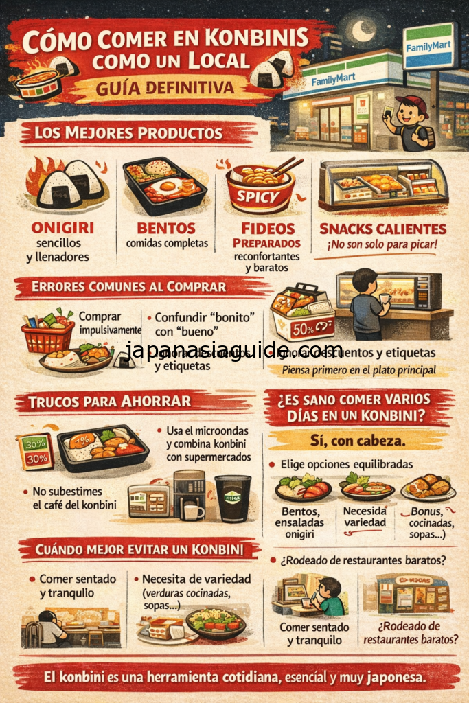 Guía definitiva de comida en konbinis