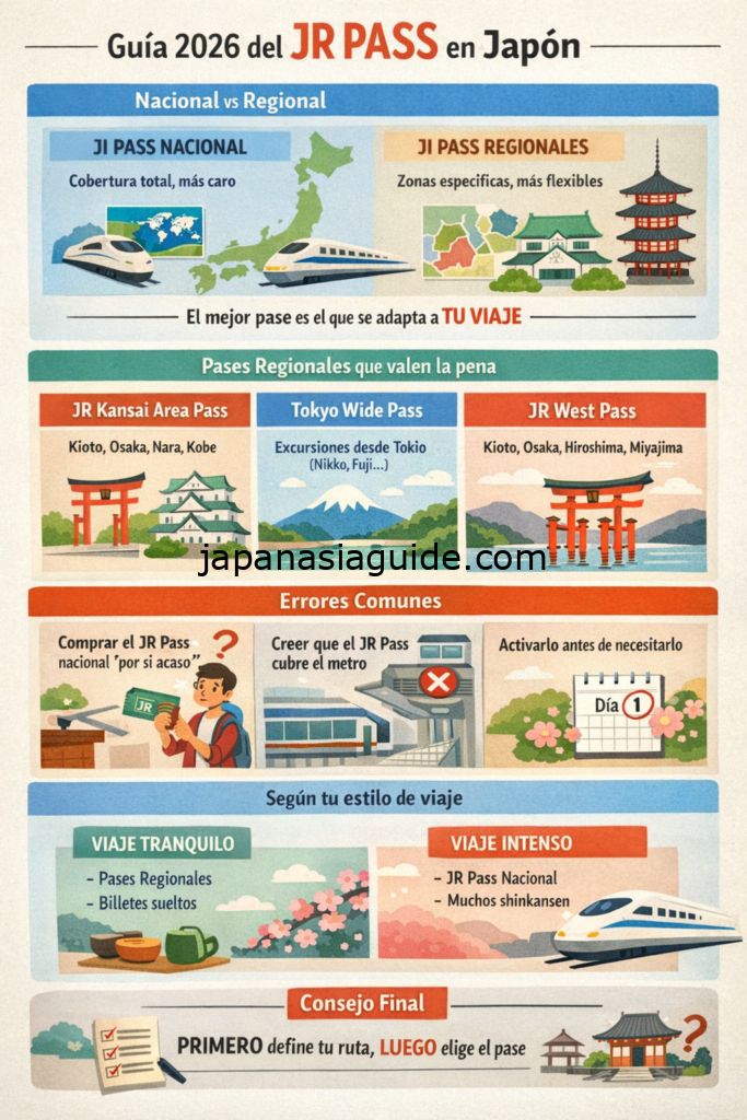 Guía 2026 del JR PASS EN JAPON - INFOGRAFIA.